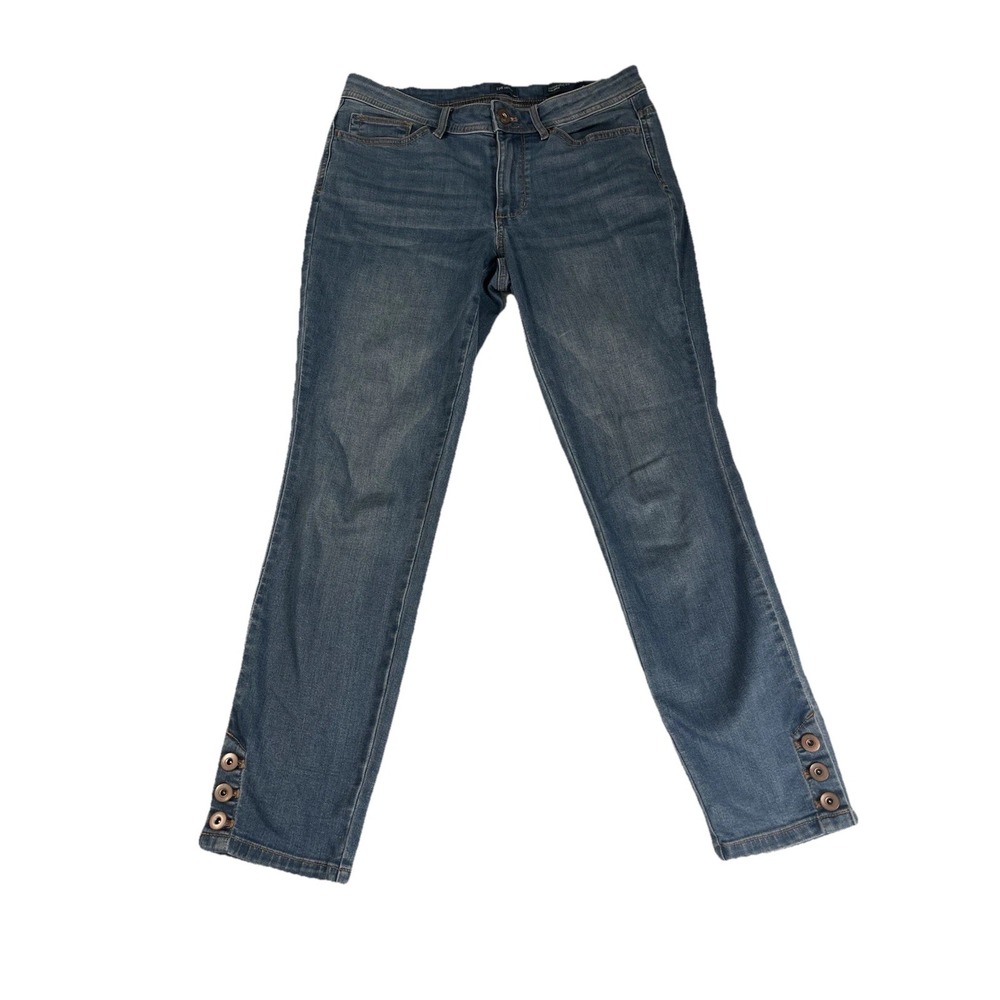 J Jill Denim Jeans Authentic Fit Slim‎ Ankle Women's Size 6